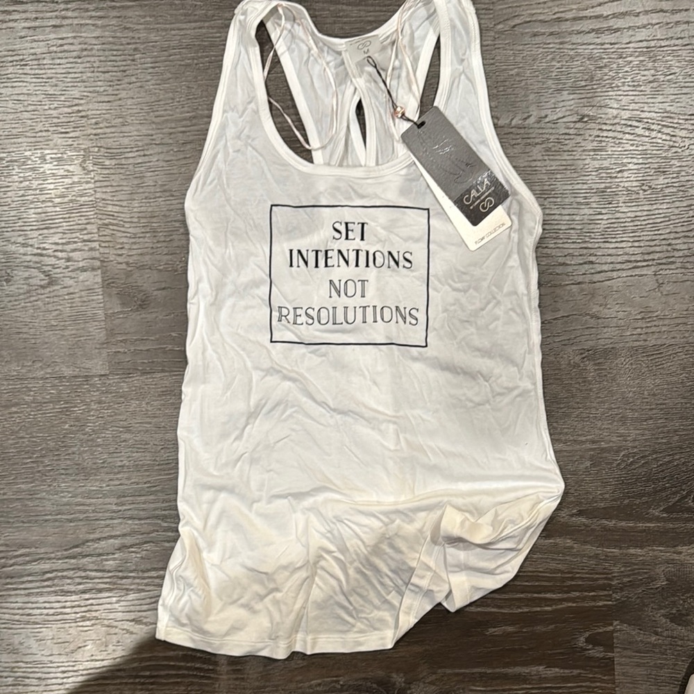 Calia White Tank Top